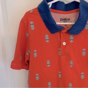 OSH KOSH PINEAPPLE POLO STYLE TOP•10